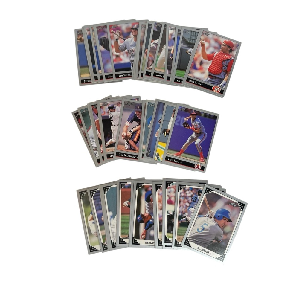 Vintage Leaf 1991 & 1992 Major League Baseball Trading Cards Lot